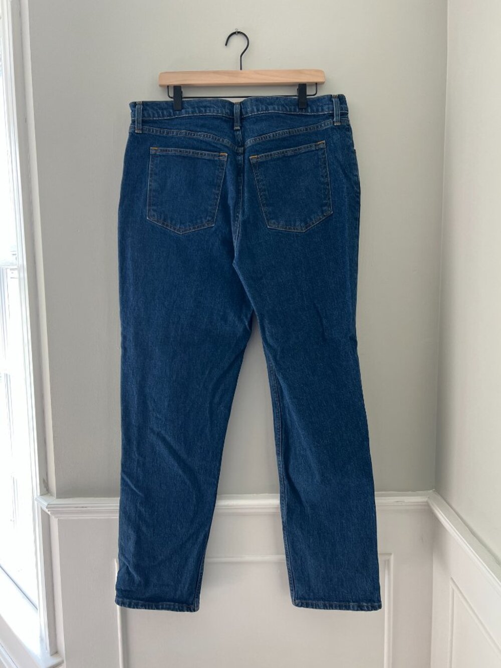 NWOT Abercrombie & Fitch The 90's Straight Ultra High Rise Jeans - 33/16 Long - Picture 5 of 5